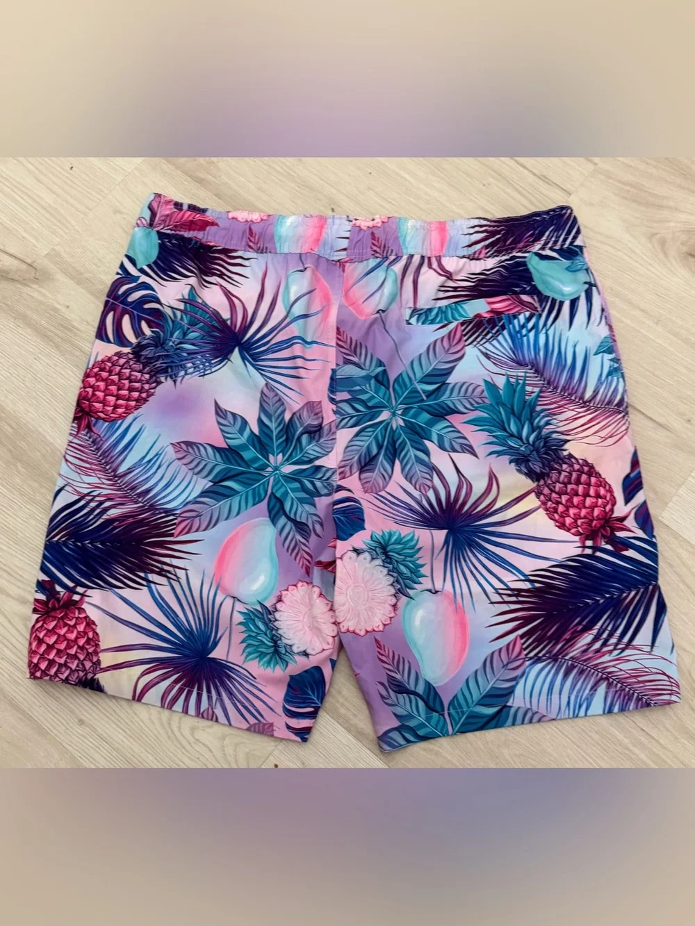 Good Vibes by DRILL Clothing Co Men’s 2XL Tropical Stretch Swim Trunks